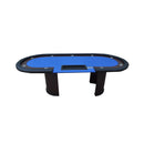 Premium 96 Inch Poker Table With U Shape Legs, Drox Box, Chips Tray (SAK40152) - Saksby Wholesale - Front View