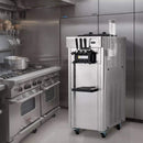 Premium Commercial 3-flavor Freestanding Soft Serve Ice Cream Machine Maker, 21-31 L/H (SAK21874) SAKSBY - Lifestyle In Kitchen View