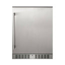 Premium Single Door Stainless Steel Built-In Wine Beverage Undercounter Refrigerator, 5.3 Cu.Ft. (SAK95276) SAKSBY - Front Without Black Top