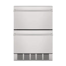 Premium Double Drawer Stainless Steel Built-In Wine Beverage Undercounter Refrigerator, 5.3 Cu.Ft. (SAK92576) SAKSBY - Front View