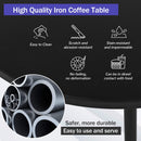 Premium Half- Moon 6-Person Curved All-Weather Outdoor Furniture Sofa Patio Set With Coffee Table And Cushions (SAK76332) - Saksby Wholesale - Material Features