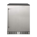 Premium Single Door Stainless Steel Built-In Wine Beverage Undercounter Refrigerator, 5.3 Cu.Ft. (SAK95276) SAKSBY - White Background Front View