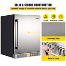 Premium Single Door Stainless Steel Built-In Wine Beverage Undercounter Refrigerator, 5.3 Cu.Ft. (SAK95276) SAKSBY - Material Details View