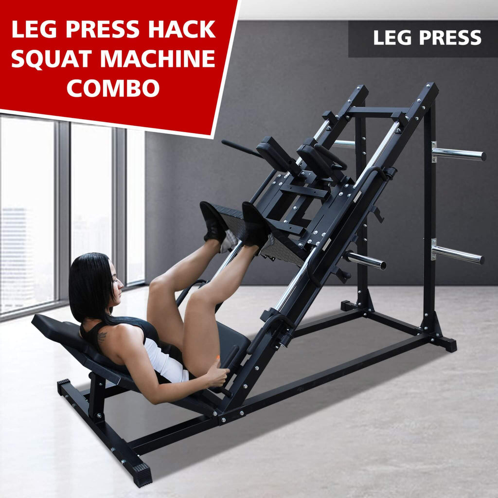 Professional Adjustable Leg Press Hack Squat Machine For Home Gyms (SAK74330) - Saksby Wholesale - Leg Press Details
