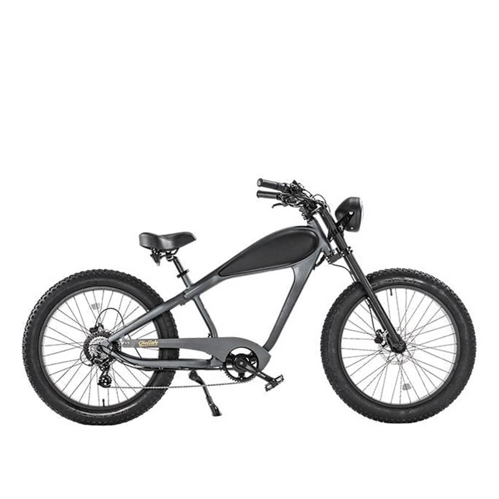 Revi Bikes Cheetah Café Racer Fat Tire All Terrain Ebike, 26" (94028397)