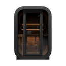 SaunaLife Model CL3G Cube Series Outdoor 2-Person Home Sauna Kit - Front View