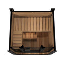 SaunaLife Model CL3G Cube Series Outdoor 2-Person Home Sauna Kit - Top Inside View