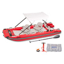 Sea Eagle Boats FastCat12 Catamaran Inflatable Boat 13ft SAK29684 Saksby - Swivel Seat Canopy Package