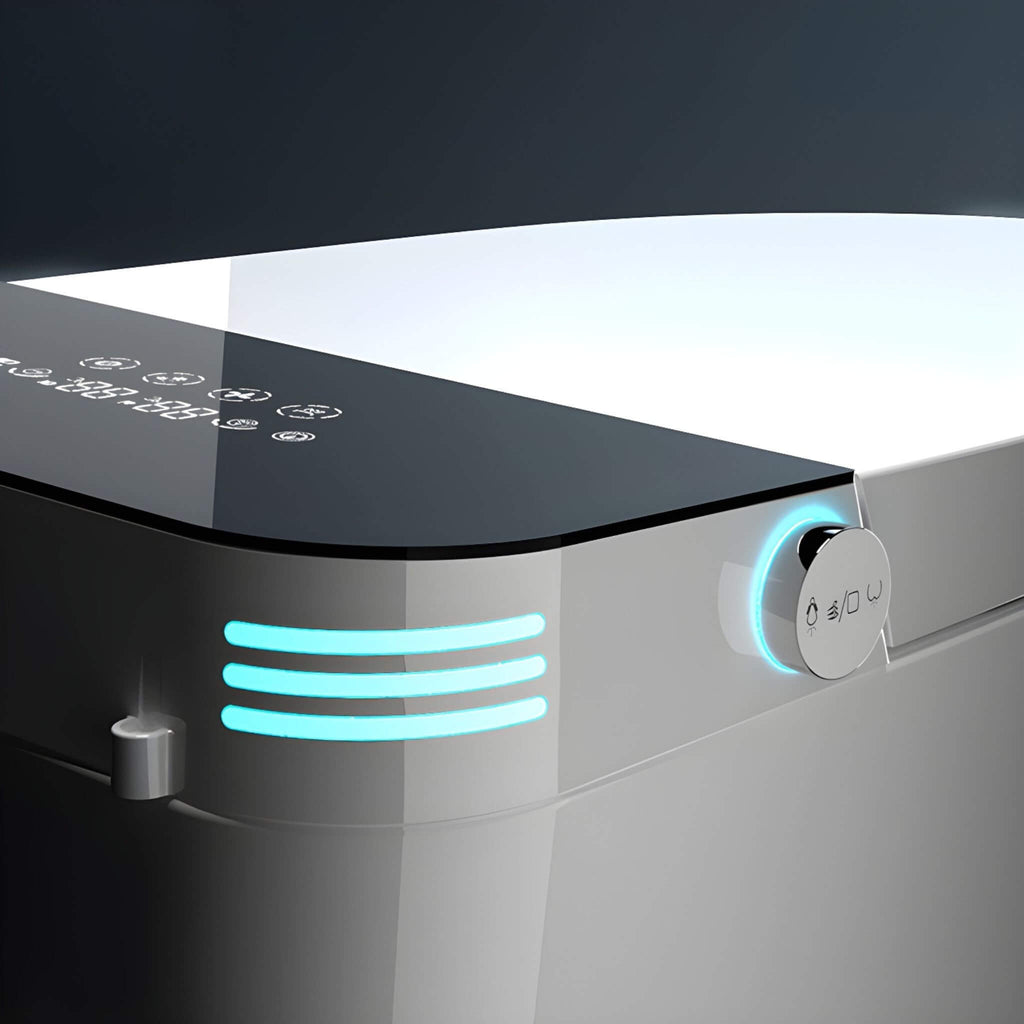 Smart Auto Dual Flush Tankless Toilet With Heated Bidet, Auto Open And Close (SAK37415) - Saksby Wholesale - Design Details