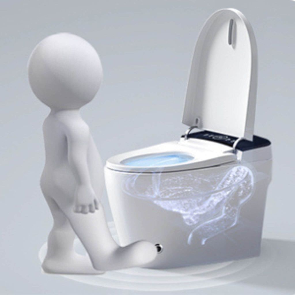 Smart Auto Dual Flush Tankless Toilet With Heated Bidet, Auto Open And Close (SAK37415) - Saksby Wholesale - Usage Details