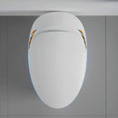 Smart One-Piece Toilet With Bidet, Foot Sensor, LED Display And Dryer (SAK80112) - Saksby Wholesale - Top View BAthroom Setup
