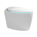 Smart One-Piece Toilet With Bidet, Foot Sensor, LED Display And Dryer (SAK80112) - Saksby Wholesale - White Background