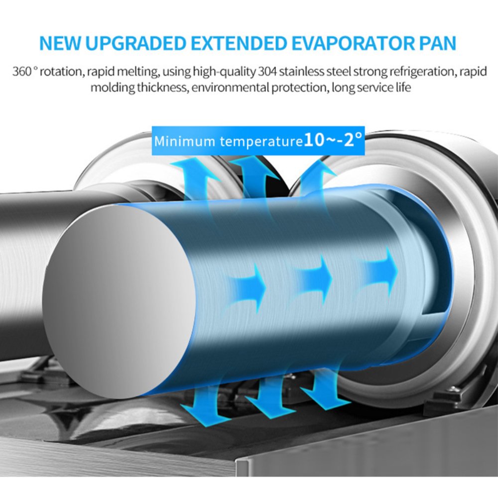 Sophisticated Commercial 110V Premium Steel Slushy Machine With Triple Tank Advance Cooling, 45L (SAK52258)-SAKSBY