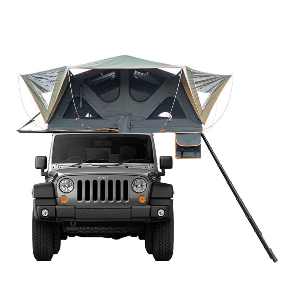 Stylish Aluminum Alloy Car Naturnest Roof Tent Front View SAK50612 Saksby -