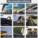 Stylish Aluminum Alloy Car Naturnest Roof Tent SAK50612 Saksby - Assembly