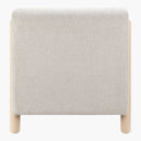 Surya Kenwood Wood Finish Accent Polyester Chair, 30" (SAK26543)