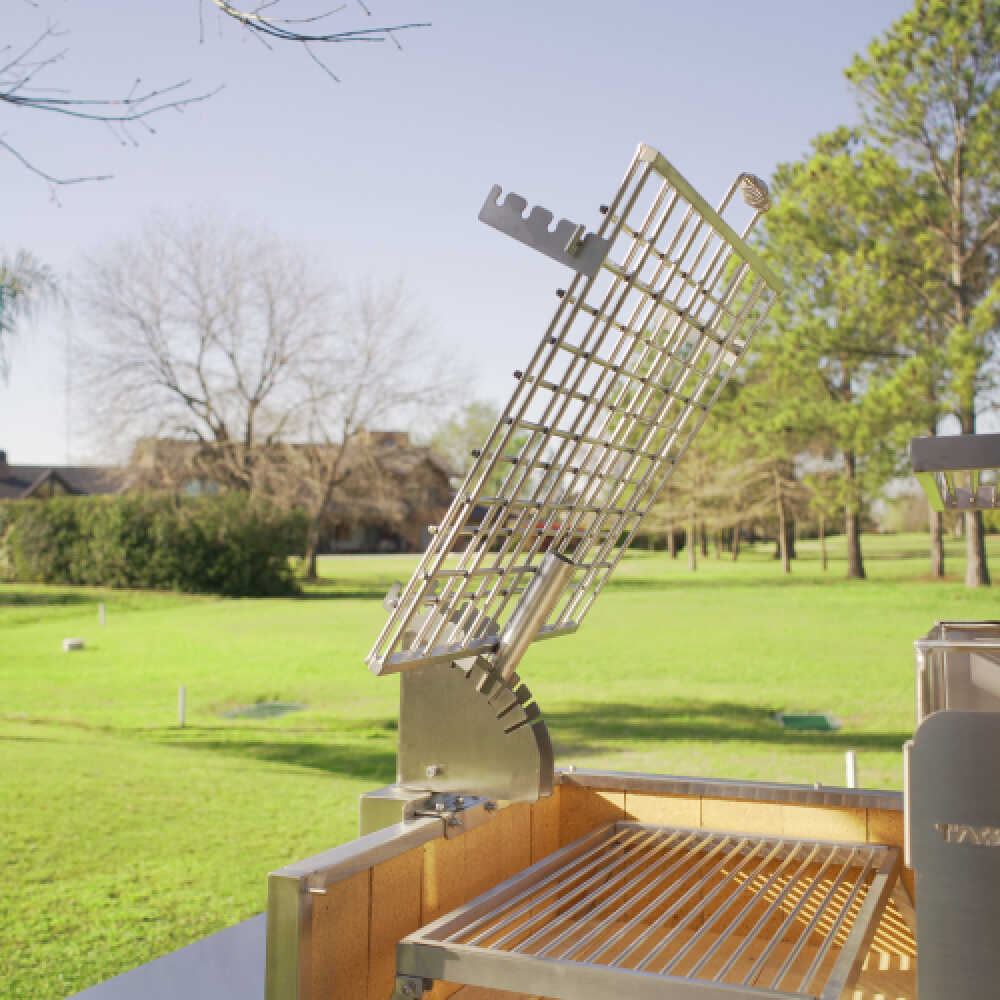 TAGWOOD BBQ Argentine Santa Maria Wood Fire & Charcoal Gaucho Grill, 91" (SAK73645)-SAKSBY