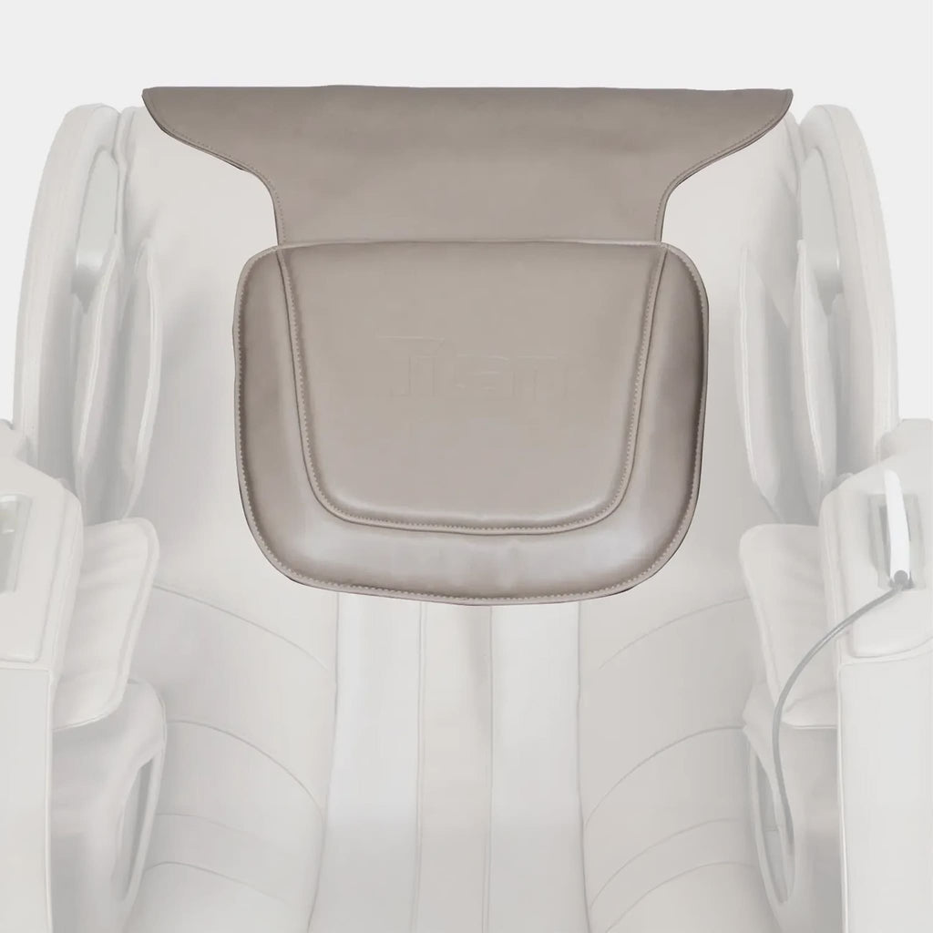 Titan Grande XL 3D Zero Gravity Massage Chair With Voice Control Taupe SAK47031 Saksby - Adjustable Headrest