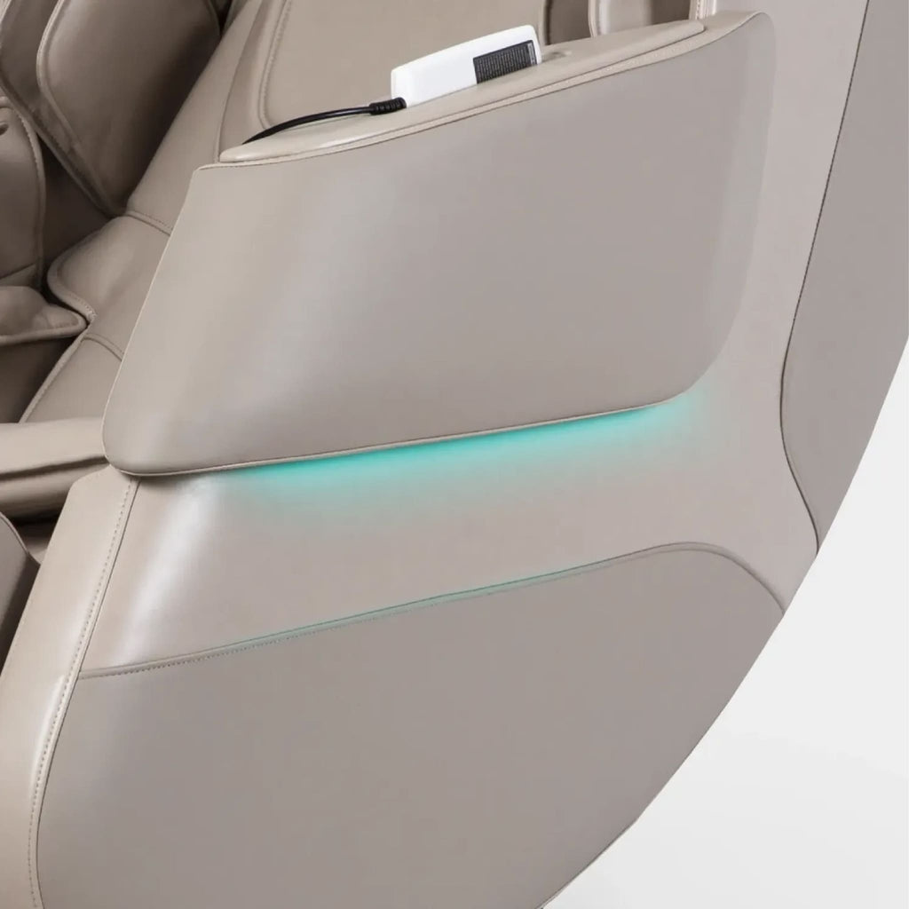 Titan Grande XL 3D Zero Gravity Massage Chair With Voice Control Taupe SAK47031 Saksby - LED Lighting