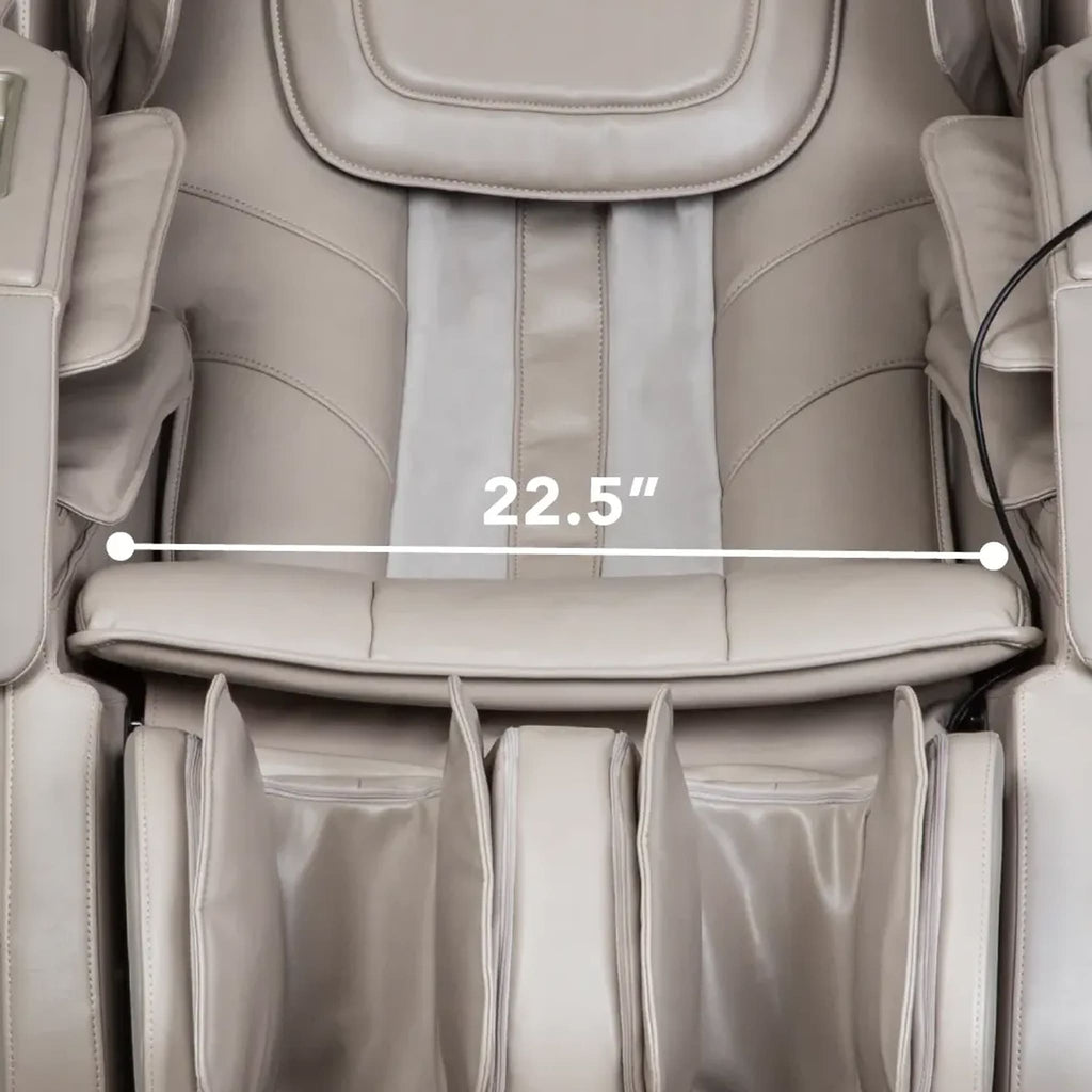 Titan Grande XL 3D Zero Gravity Massage Chair With Voice Control Taupe SAK47031 Saksby - Seat Width