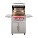 TrueFlame Built-In Gas Stainless Steel Freestanding Grills With 3 To 5  Built In Burners (SAK76845) SAKSBY - 25" Open View