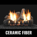 White Mountain Hearth VAIL 32" Vent-Free Propane/Natural Gas Fireplace With Outer Frame, Hood, Louvers (SAK41582)