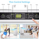 Zokop 12000BTU Portable Air Conditioner 3-in-1 Quiet AC Unit with Fan, Dehumidifier, and WiFi (SAK42561) SAKSBY - Control Panel