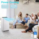Zokop 12000BTU Portable Air Conditioner 3-in-1 Quiet AC Unit with Fan, Dehumidifier, and WiFi (SAK42561) SAKSBY - Cooling Power