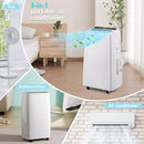 Zokop 12000BTU Portable Air Conditioner 3-in-1 Quiet AC Unit with Fan, Dehumidifier, and WiFi (SAK42561) SAKSBY - Different Modes