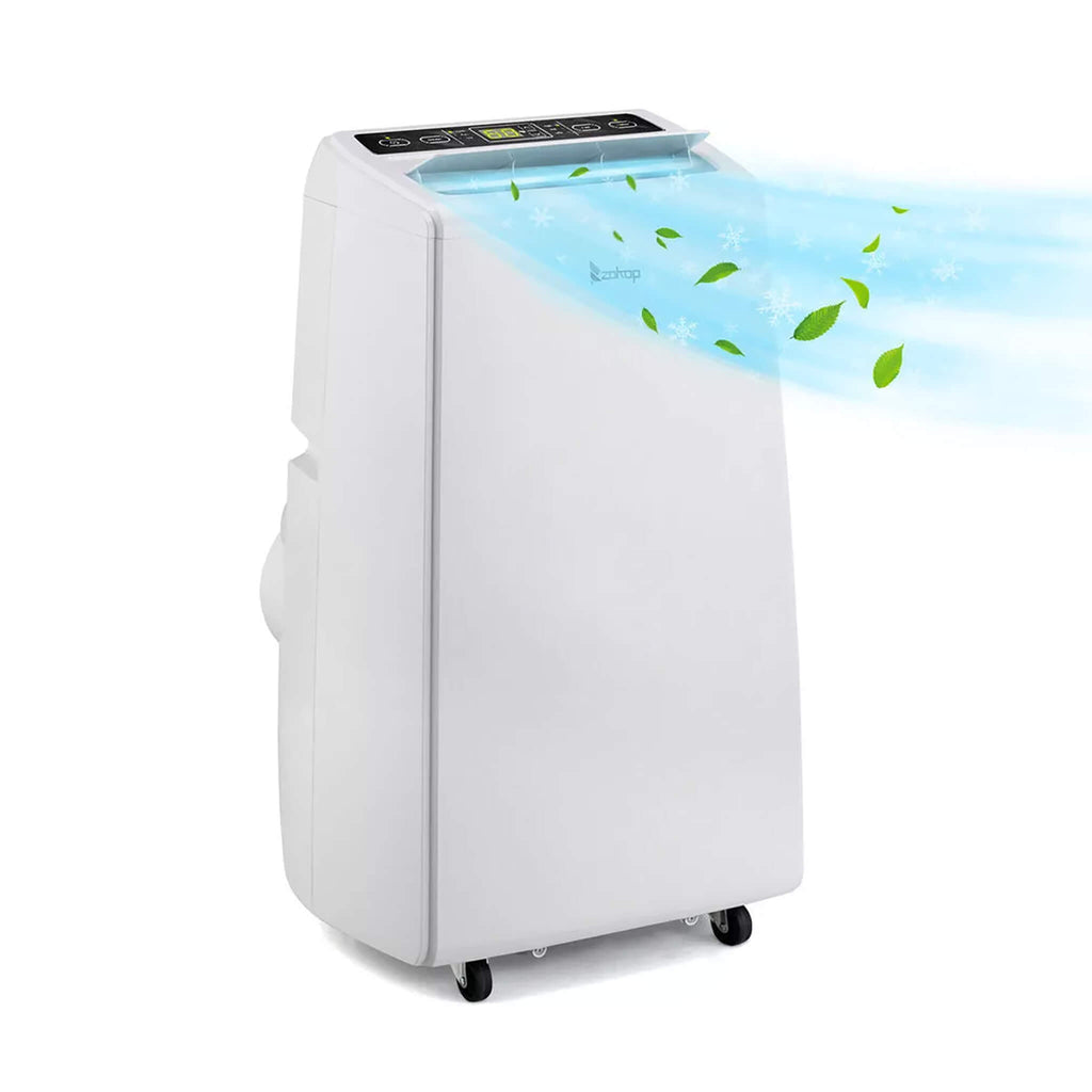 Zokop 12000BTU Portable Air Conditioner 3-in-1 Quiet AC Unit with Fan, Dehumidifier, and WiFi (SAK42561) SAKSBY - Side View