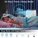 Zokop 12000BTU Portable Air Conditioner 3-in-1 Quiet AC Unit with Fan, Dehumidifier, and WiFi – (SAK42561) SAKSBY – Sleep Mode