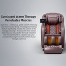ZVZ Premium Zero Gravity Full Body Massage Chair With Smart Display SAK63107 Saksby - Heated Feature