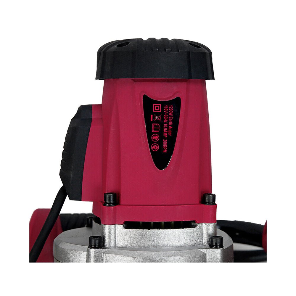 1200W Electric Post Hole Digger Earth Auger With 4 Inch Bit, 1.6HP (91625847) - SAKSBY.com - Post Hole Diggers - SAKSBY.com