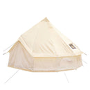 13FT Outdoor Glamping Yurt Teepee Canvas Camping Bell Family Waterproof Tent W/ Stove Jack - Side View