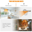 1500W Electric Indoor/Outdoor Waterproof Infrared Patio Heater W/ 2 Power Settings (91826957) - SAKSBY.com - Zoom Parts View