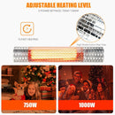 1500W Electric Indoor/Outdoor Waterproof Infrared Patio Heater W/ 2 Power Settings (91826957) - SAKSBY.com - Zoom Parts View
