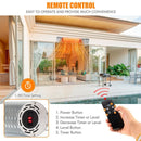 1500W Electric Indoor/Outdoor Waterproof Infrared Patio Heater W/ 2 Power Settings (91826957) - SAKSBY.com - Zoom Parts View