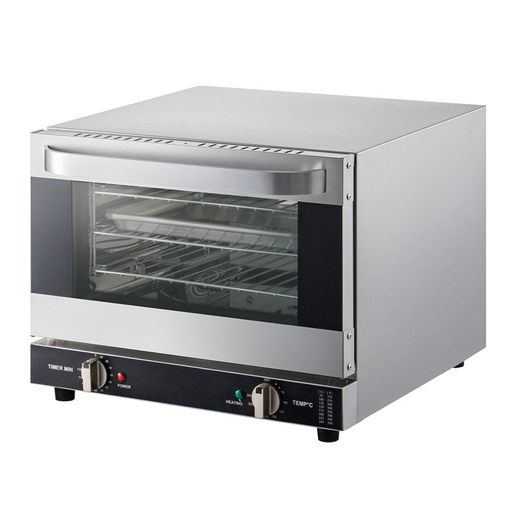 19 Qt Heavy Duty Commercial Stainless Steel Countertop Convection Toaster Oven (97251683) - Side View