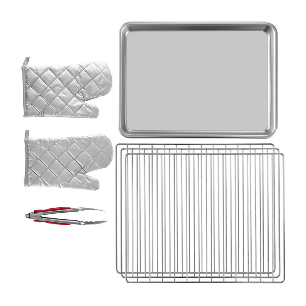 19 Qt Heavy Duty Commercial Stainless Steel Countertop Convection Toaster Oven (97251683) - Side View