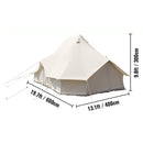 20FT Large Luxury Glamping Yurt Teepee Canvas Camping Tent (98537612) - SAKSBY.com - Yurt Tent - SAKSBY.com