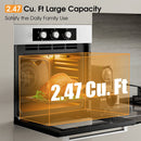 24" Premium High Temperature Single Electric Powered Wall Oven, 2300W (91304862) - SAKSBY.com - Wall Ovens - SAKSBY.com