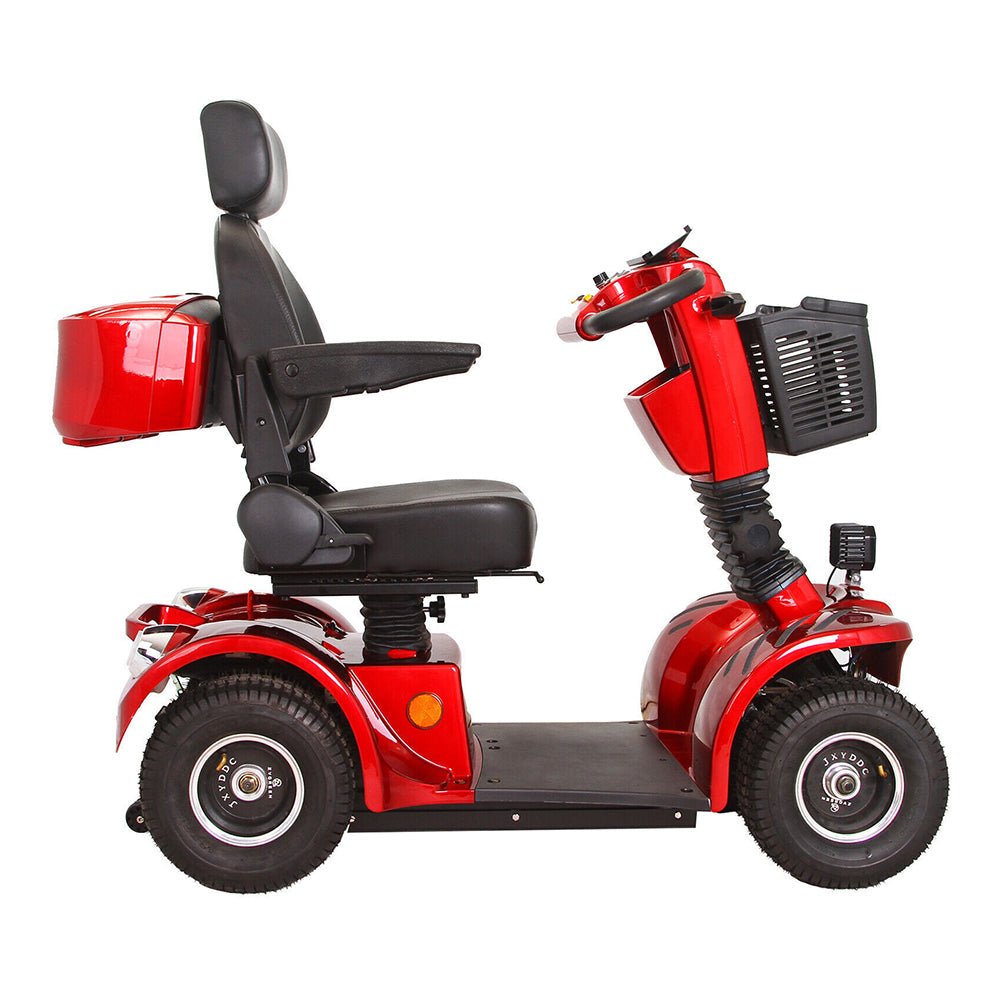 4-Wheel Heavy Duty 48V20AH Electric All-Terrain Mobility Scooter, 500W (93647251) - SAKSBY.com - Side View