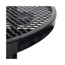 46" Heavy Duty Black Round Outdoor Steel Picnic Table With Umbrella Hole (96428163) - SAKSBY.com - Picnic Tables - SAKSBY.com