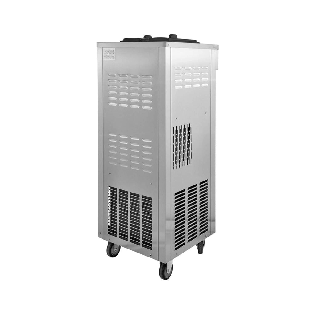 53" Freestanding 3 Flavors Commercial Soft Serve Yogurt Ice Cream Machine Maker With Auto Clean (SAK74031) - Saksby Wholesale - Back View