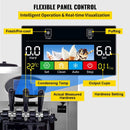 53" Freestanding 3 Flavors Commercial Soft Serve Yogurt Ice Cream Machine Maker With Auto Clean (SAK74031) - Saksby Wholesale - Control Panel Details