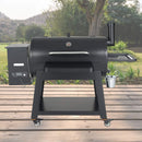 62" Heavy Duty Portable Wood Pellet BBQ Grill With Cart (SAK91308) - SAKSBY Wholesale - Lifestyle Display View
