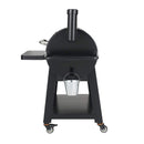 62" Heavy Duty Portable Wood Pellet BBQ Grill With Cart (SAK91308) - SAKSBY Wholesale - Side View