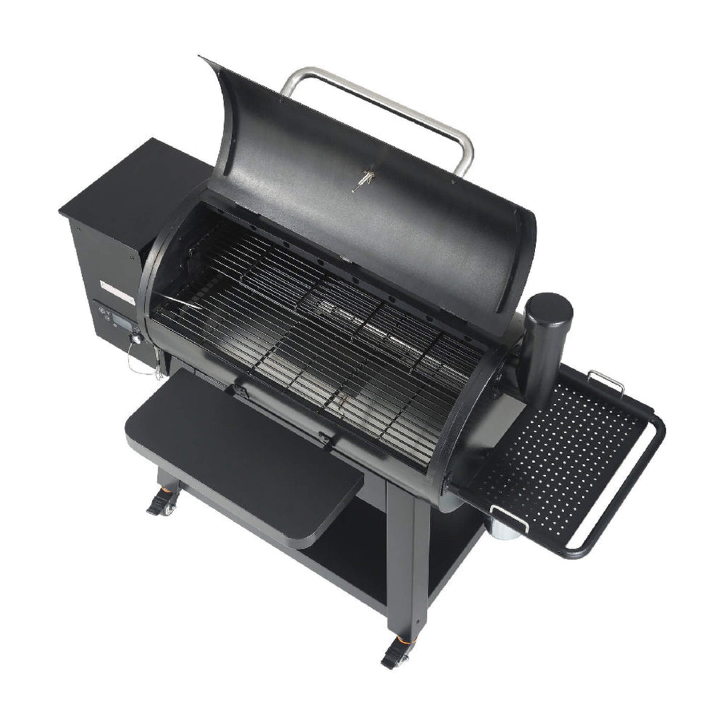 62" Heavy Duty Portable Wood Pellet BBQ Grill With Cart (SAK91308) - SAKSBY Wholesale - Top View