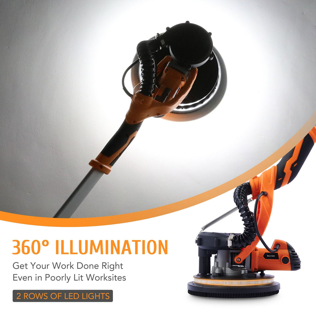 850W 82" Electric Extendable Drywall Grinding Tools Sander Machine (92157432) - SAKSBY.com - Drywall Sanders - SAKSBY.com