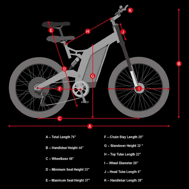 AOSTIRMOTOR S17-1500W 48V20Ah 1500W Electric Bike, 26" - SAKSBY.com - Electric Bicycles